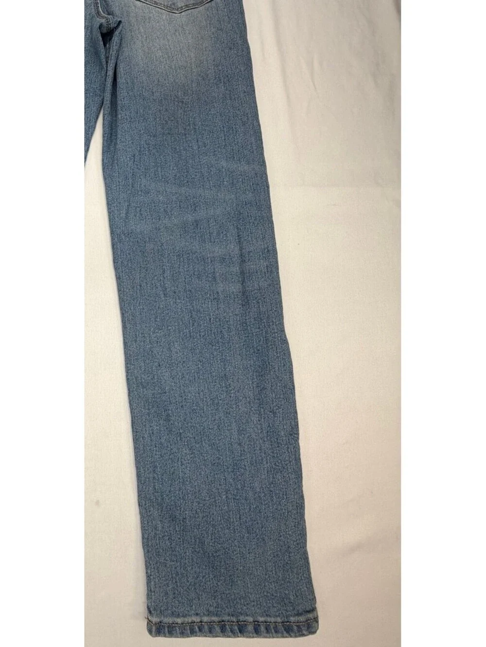 OshKosh Boy's Straight Jeans Distressed Light Wash Size 12 Blue